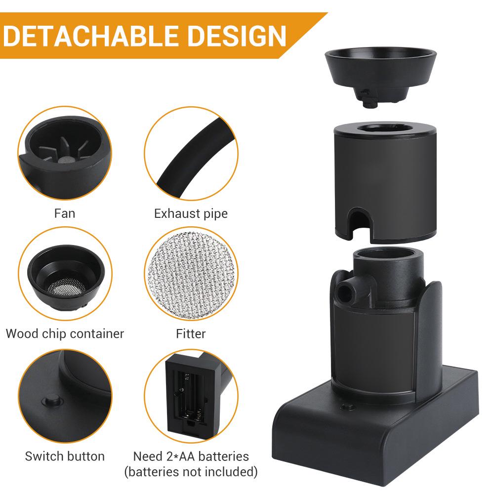 Ручной кухонный пистолет для копчения для креативной домашней кулинарии