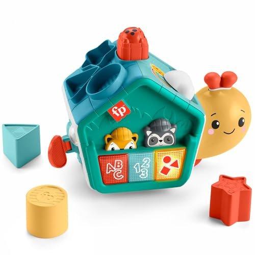 Интерактивный обучающий ящик Fisher-Price на двух языках - Образовательная игрушка для малышей от 6 месяцев