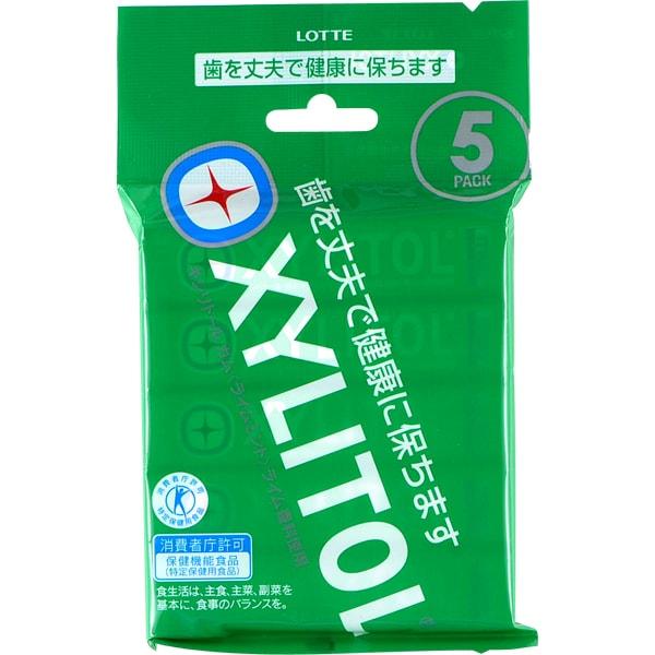 Lotte Ксилитовая камедь со вкусом лайма и мяты, тип зерна 21 г (14 зерен) 5 PackFood for Specified Health Use» признана C Food for Specified Health Use» признана C