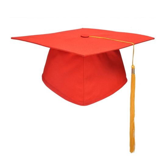 Graduation Cap with Tassel Bachelors Hat with Adjustable Size Elastic Band Graduation