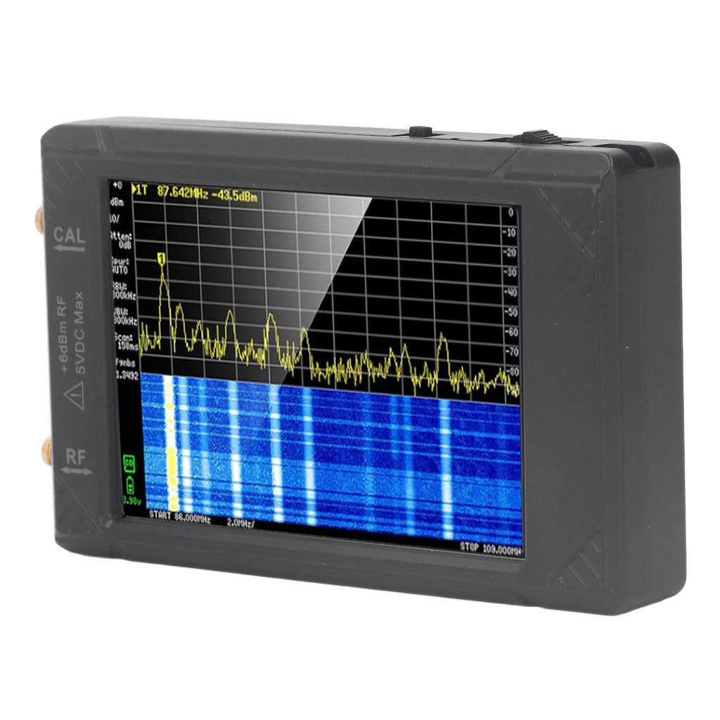 Мини портативный анализатор спектра 100 кГц до 5,3 ГГц 4-дюймовый анализатор спектра генератор сигналов для Tinysa