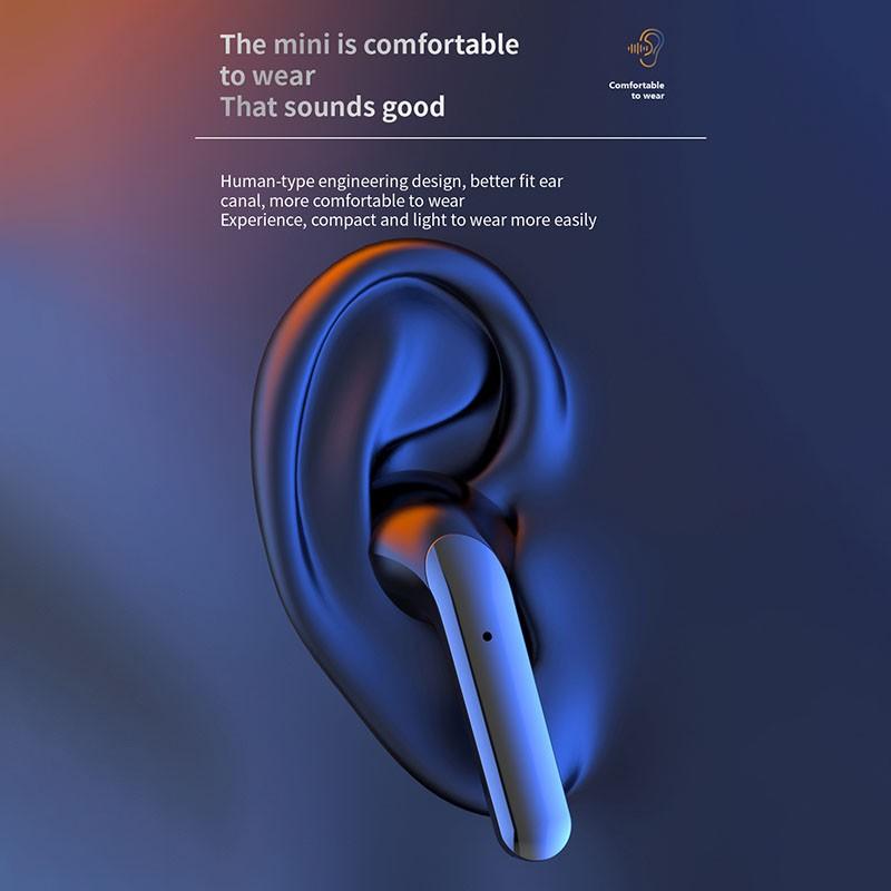 TWS Беспроводная Bluetooth-гарнитура Беспроводная гарнитура Спортивная гарнитура Hi-Fi стереозвуковые наушники с микрофоном для IOS/Xiaomi/HUAWEI