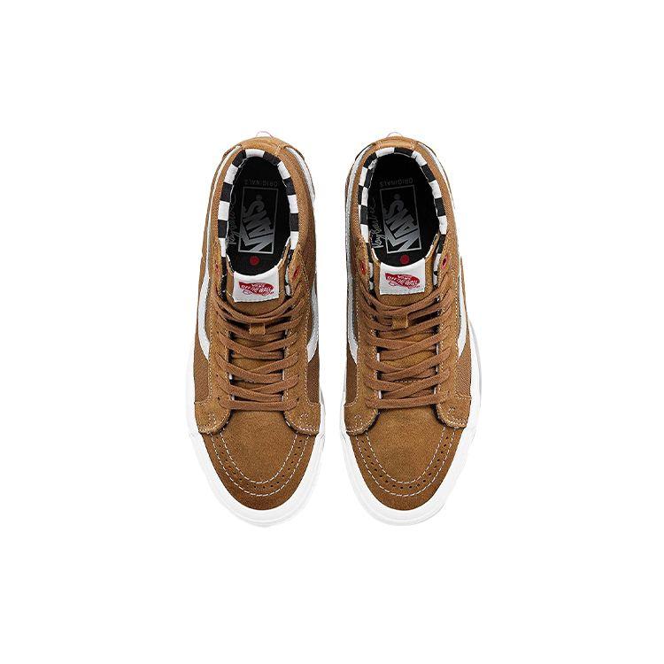 Ray Barbee x Vans OG SK8-Hi Leica Brown Унисекс Кроссовки Светло-коричневый Настоящий белый VN0A4BVB92P