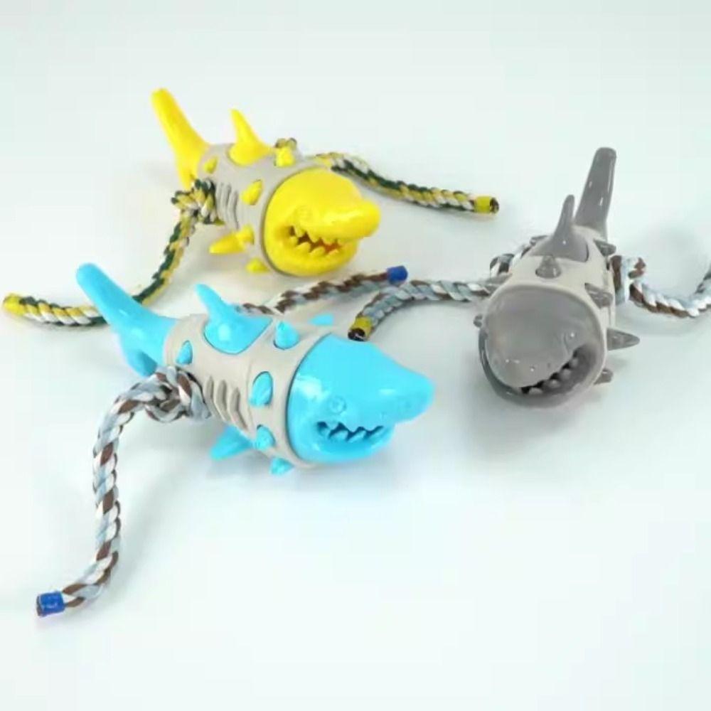 Bite-resistant Pet Leaking Food Toy Simulated Shark Pet Training Toy  Sniffing Hiding Food