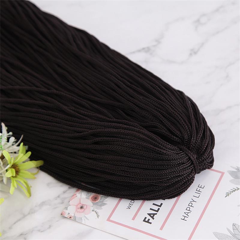 Легкое тело Кристалл средней толщины Шляпная нить Вязаная вручную весенне-летняя хрустальная нить Шерстяная нить Полая нить Подушка для вязания крючком