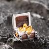 Mini Aquarium Ornament Simulation Treasure Chest Box Antique Resin Fish Tank Landscape Case Figurines Aquarium Decoration