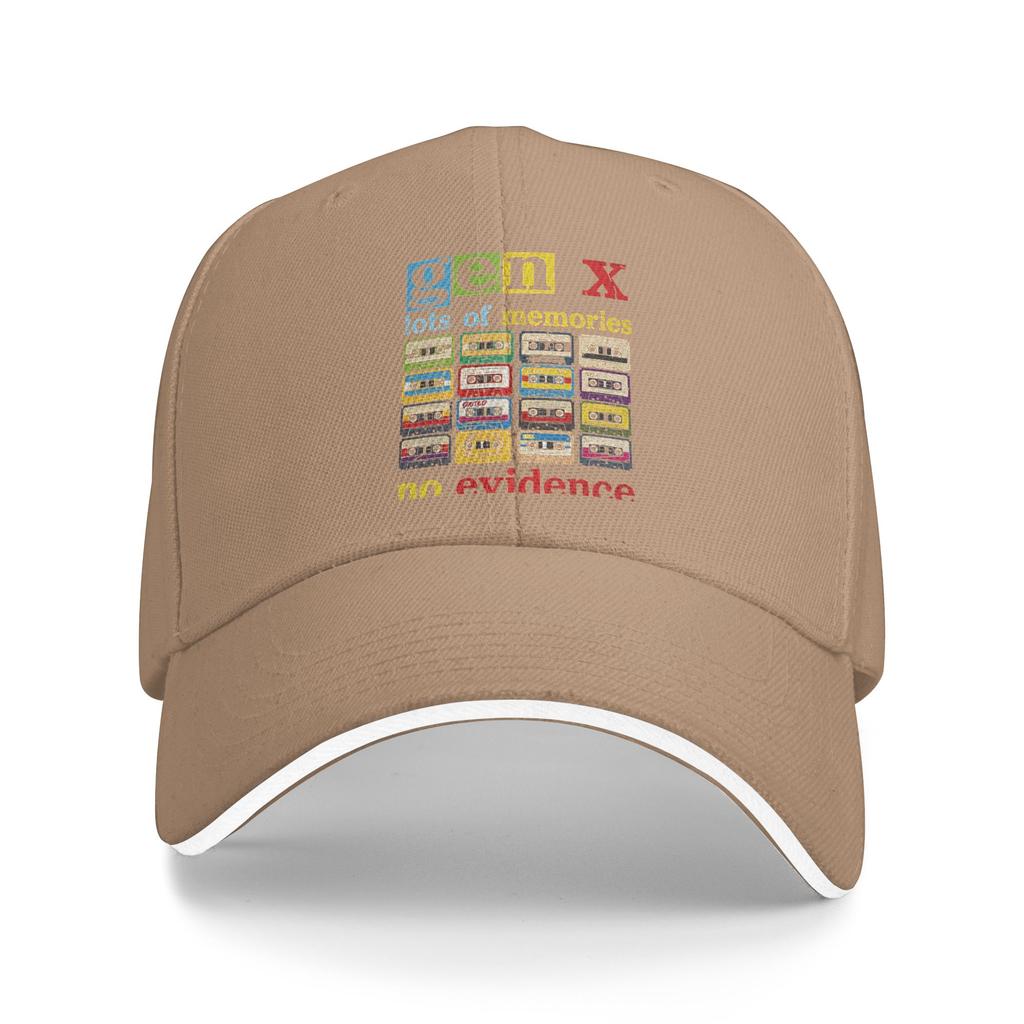 Spring Casual Baseball Cap Gen X Cassette Memories No Evidence Running Hippie Trucker Hat Visor Street Style Snapback Cap