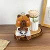 Capybara Plush Captivating Keychain Doll With Short Fur Perfect For Kids And Adults