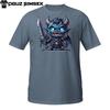 Chibi Demon Warrior T-Shirt | Blue Sword Monster Gothic | Fantasy Battle Tee