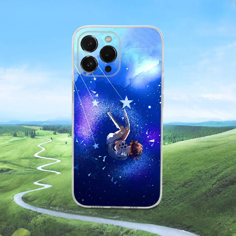 C-Captains Anime T-Tsubasas Phone Case For iPhone 16,15,14,13,12,11 Pro,Max,Plus,X,XS,XR,SE,Mini Transparent Silicone Soft