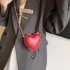 Женская сумка 2024 года, новая модная сумка-мешок с цепочкой в форме сердца, сумка-мессенджер в виде помады, женская сумка