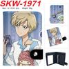 Sailor Moon Anime Print Vertical Snap Wallet Luna Colorful Pocket Card Holder Mini Coin Purse 1pcs