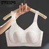 Summer Seamless Lingerie Women's Underwire Bra Collection and Accessory Breast Anti Sagging Ultra-thin Full Cup Bra
