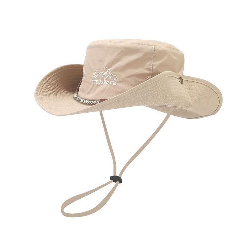 Summer Bucket Hat Men Women Outdoor Fishing Camping Hiking Hats Breathable Anti Uv Windproof Sun Hat