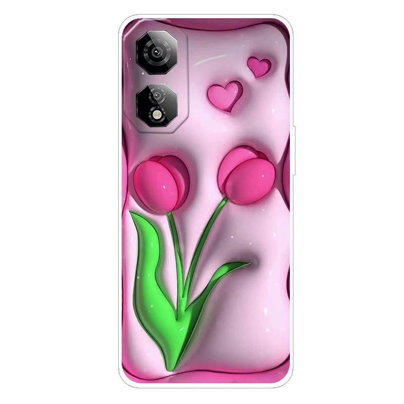 Чехол для ZTE Nubia Neo 2 5G 6.72" Модный Мягкий Силиконовый Задний Чехол для Телефона Nubia Neo2 5G Z2352N Чехол etui Fundas Милый