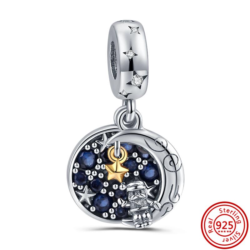 925 Серебряные голубые глаза дельфина кита тропической рыбы красочная палитра бусины шарма подходят оригинальные подвески браслет женские ювелирные изделия