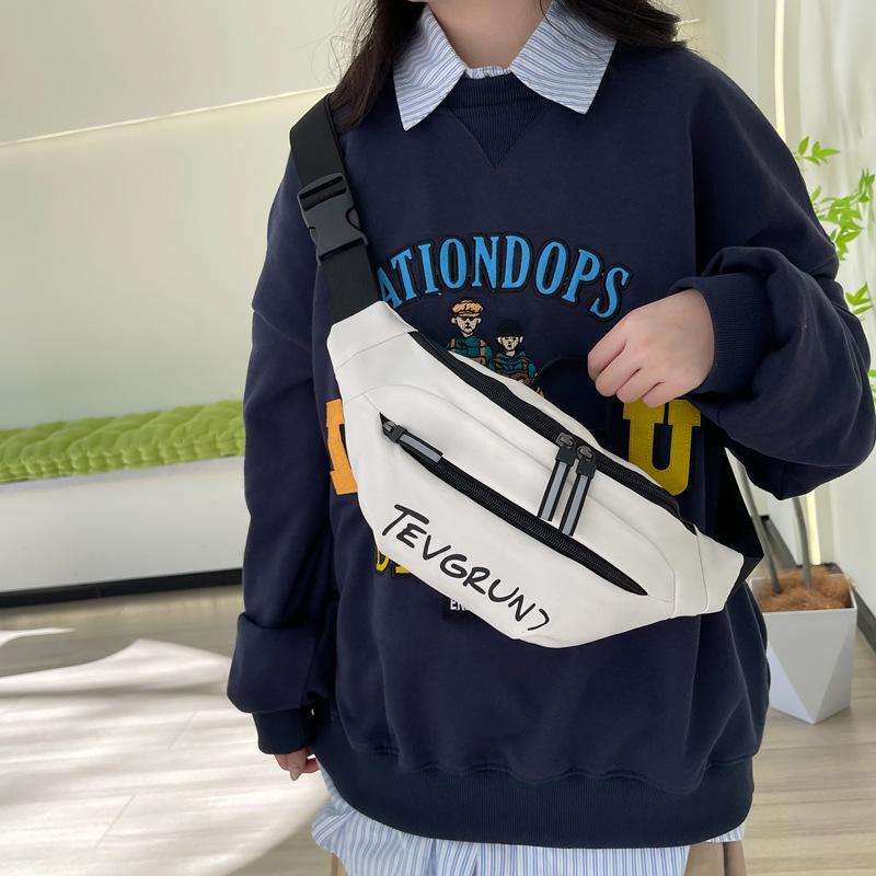 Унисекс поясная сумка модная сумка через плечо креативная нагрудная сумка с надписью японская повседневная сумка-мессенджер