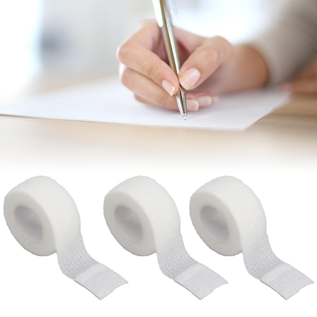 10 Rolls 1 Inch X 2 Yards Self Adhesive Wrap Breathable Elastic Cohesive Bandage Tape for Writing