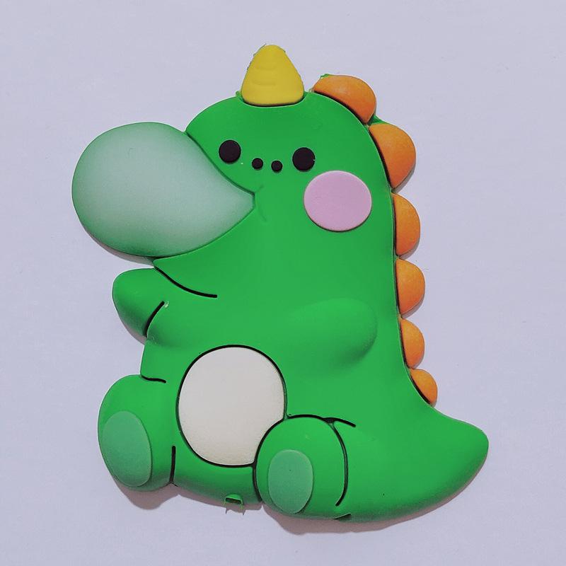 Soft Glue Cartoon Dinosaur Cake Toppers Kids Boys Happy Jungle Safari Birthday Cake Decor Dinosaur Theme Party Cake Decor