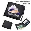 Jujutsu Kaisen Anime Wallet PU Leather Short Coin Purse Card Holder for Students