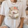 Fluffy Hamster Watercolor Portrait T-Shirt | Pet Lover Tee