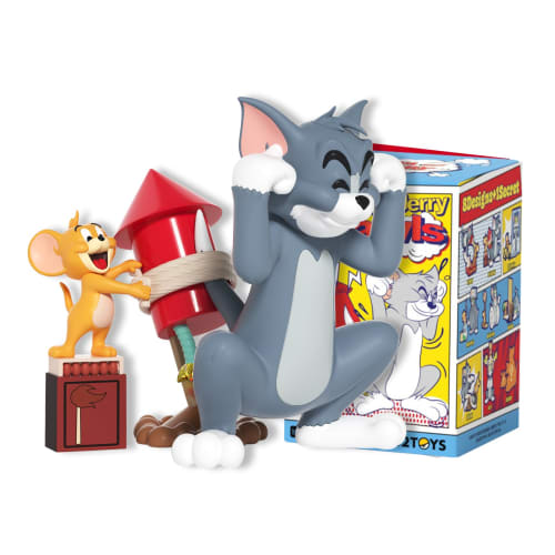 52TOYS BLINDBOX X TOM and JERRY Tom and Jerry "BRAWLS BANG" Series Blind Box Trading Figure, Collectible Figure, Painted, Gachapon, Desktop Decoration
