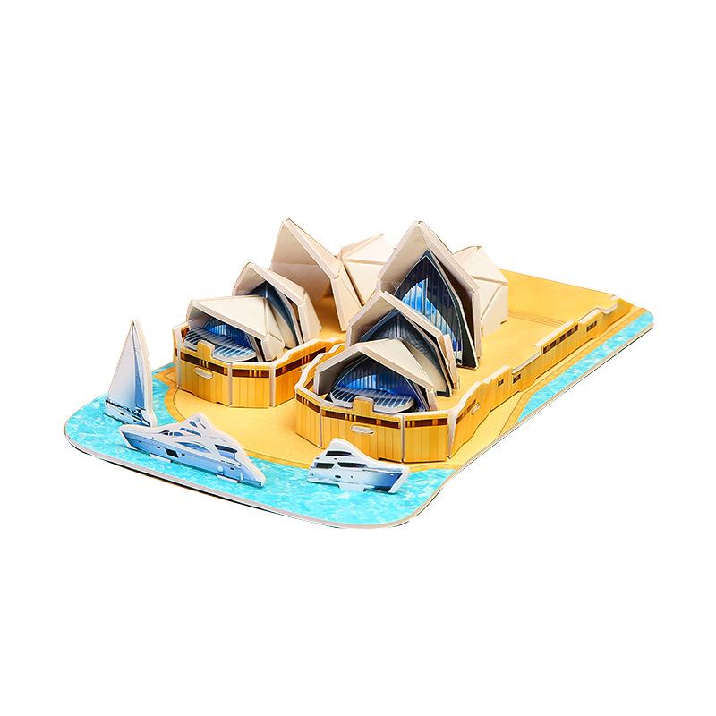 3D Сделанный вручную DIY Развивающий пазл для развития в раннем детстве