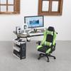 Tiny Gaming Desk Chair Set 1/12 Dollhouse Size with Simulated Monitor Host Model for Doll House Collection DIY Decor