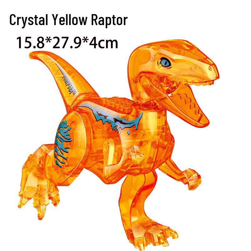 Строительные блоки динозавров юрского периода: Собранный T. Рекс, Брахиозавр, Карнотавр, Дилофозавр