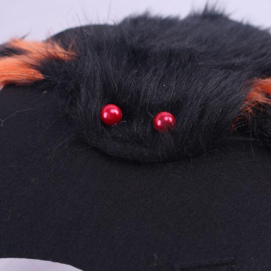Adjustable Pet Spider Suit Halloween Costume for Dog Cat, Hairy Realistic Outfit Dress Up Party Accessory, Festival Fastener Buckle