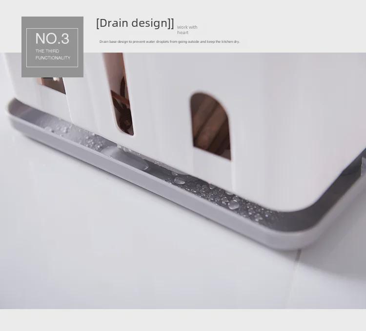 Nordic Multifunctional Floor Knife Holder and Utensil Rack