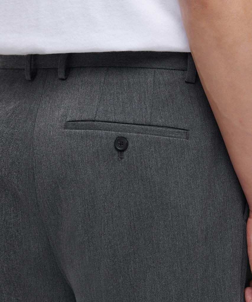 MUSINSA STANDARD Tapered Turn-Up Hidden Banding Crop Slacks [Medium Gray]