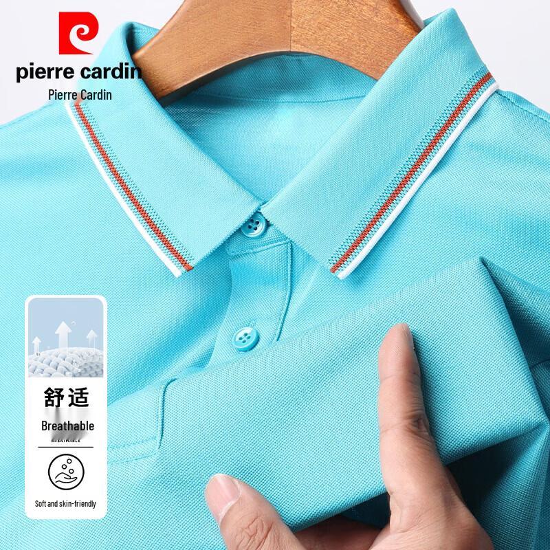 Pierre Cardin Мужская дышащая футболка-поло с коротким рукавом