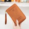 Multifunctional RFID Passport Holder & Travel Wallet with Ticket Storage and Zipper