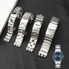 Сплошной Изысканный Стальной Ремешок Мужские Женские Часы Цепочка для Swatch YCS Yas YGS Ygs749g Трехзубчатый Вогнуто-Выпуклый Ремешок 17мм 19мм