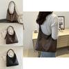 Stylish Large Capacity Tote Bag For Women In Black And Brown Colors Ideal For Daily Use