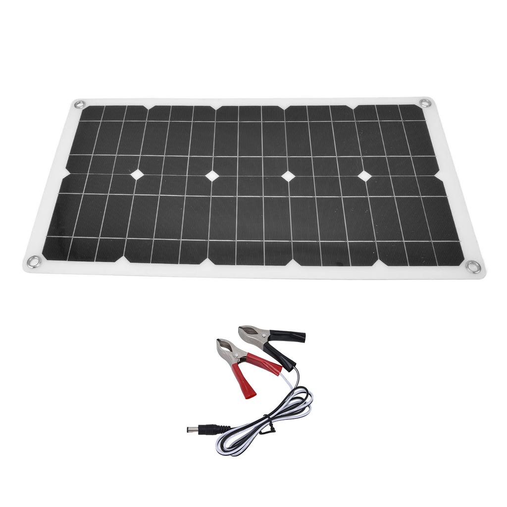 18V 100W Solar Panel Waterproof Solar Charging Panel Outdoor Battery Charger for Household Car Boat