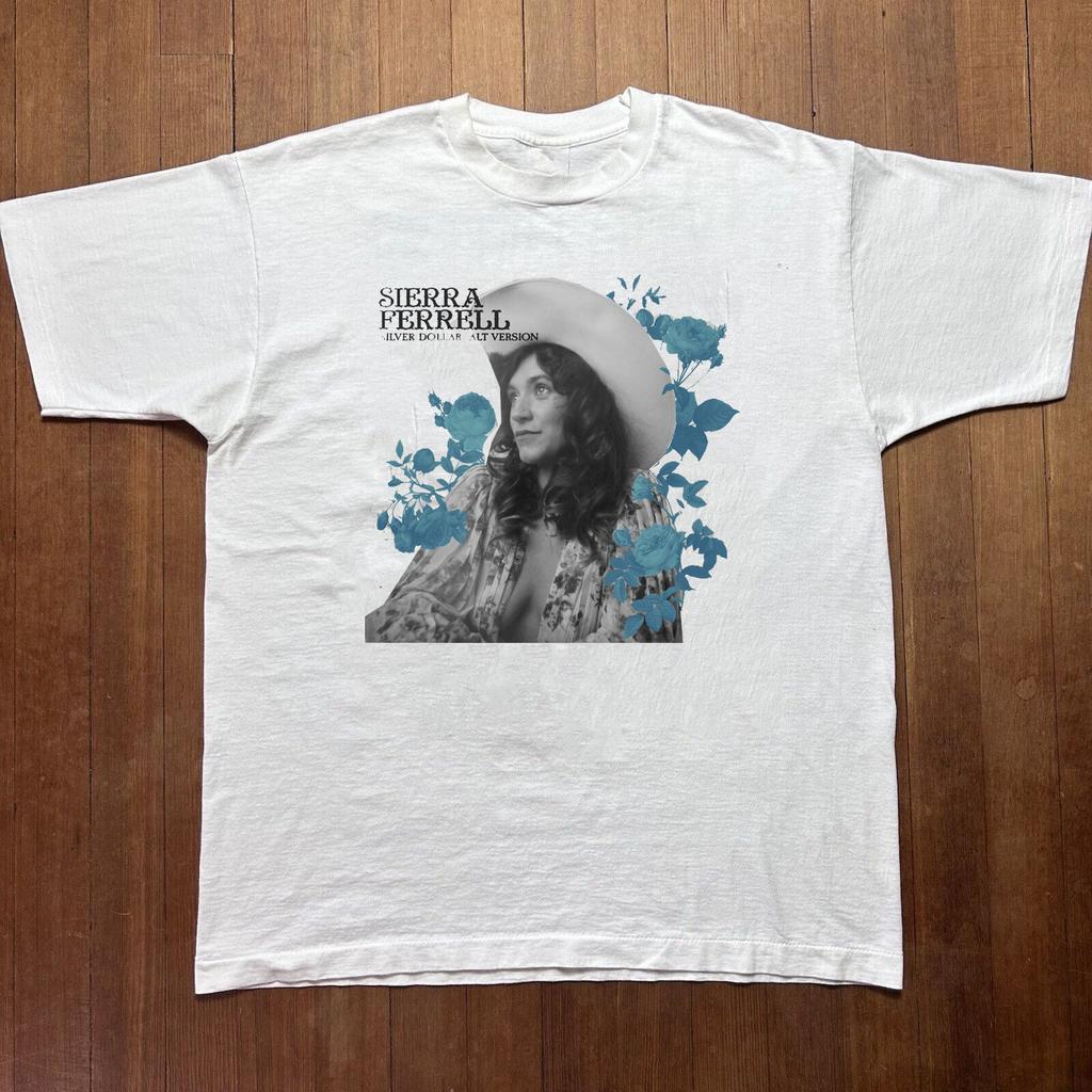 New Popular Sierra Ferrell White T-Shirt Cotton Full Size