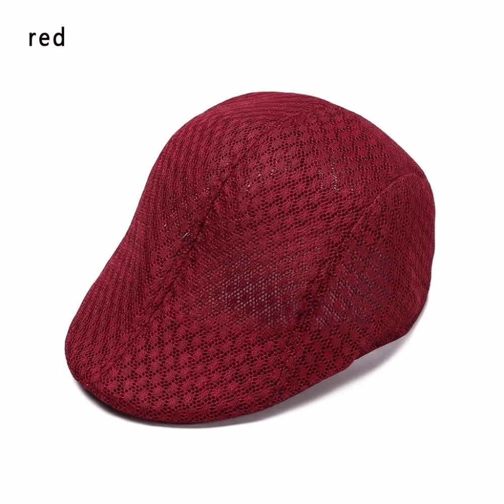 Fashion Casual Newsboy Style Adjustable Mesh Caps Gatsby Hats Beret Hats Sun Caps