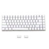 YMDK White Black Dolci Thick PBT 84 68 64 Blank Key Set OEM Profile Keycap for MX Mechanical Keyboard Keychron K2 K6 Keycool Tada68 YD64 (White)