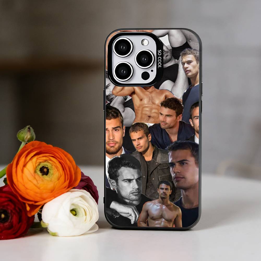 Чехол для телефона актера Т-Тео Джеймса для iPhone 17,16,15,14,13,12,11 Plus,Pro Max,XS,Красочный серебристый чехол для телефона Funda Cover