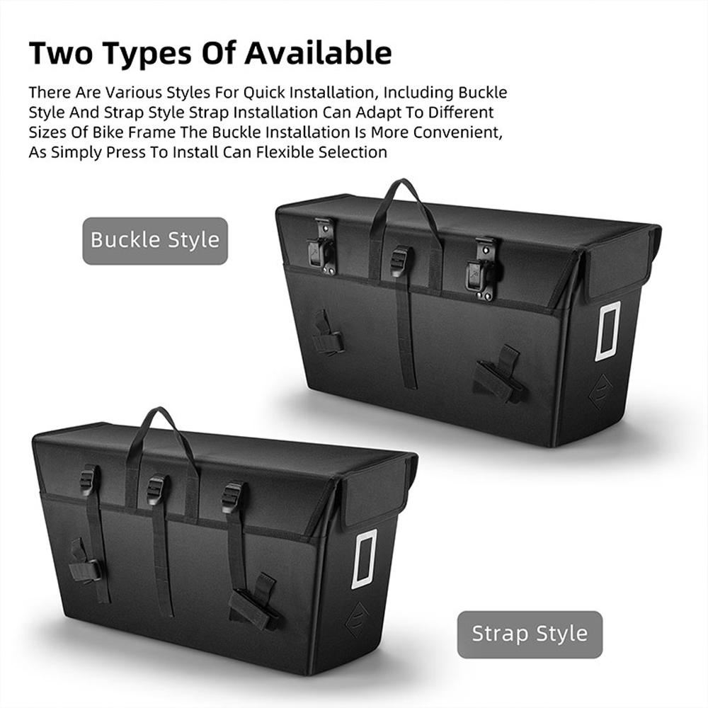 Electric Bike Rear Seats Bag Bicycle Riding Storage Bag Large Capacity Bicycle Rack Seats Bag Bike