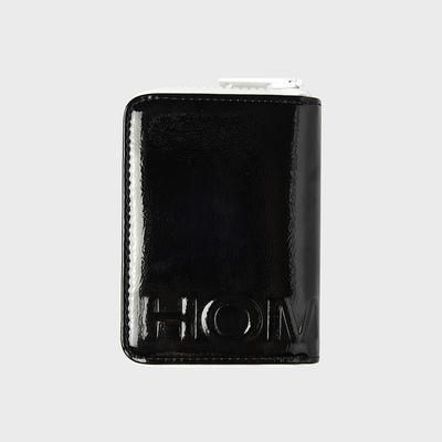 Эмалевый картхолдер на молнии Homeboi Sport Club - Черный