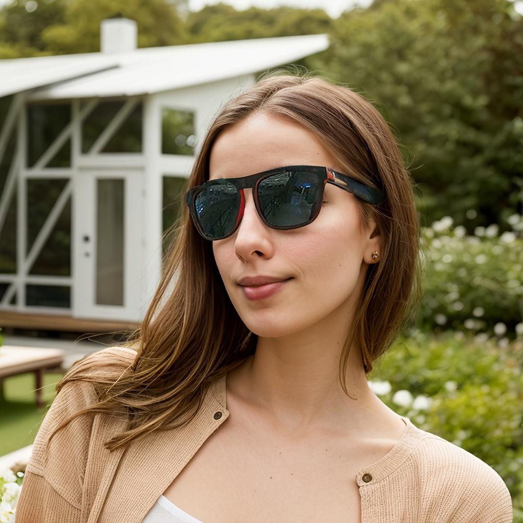 7 пар Специальное предложение Квадратные солнцезащитные очки Антибликовые солнцезащитные козырьки Для летней вечеринки Отпуска Путешествий Вождения Рыбалки Очки