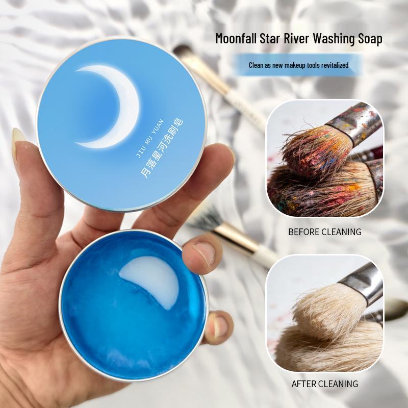 Moonfall Star River Makeup Brush & Sponge Cleansing Soap
