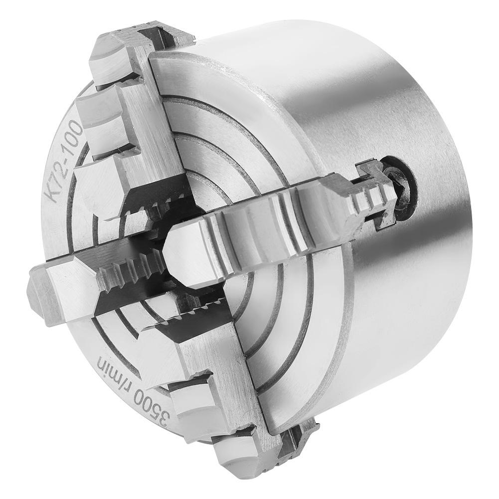 4inch SANOU K72 100 4 Jaw Independent Reversible Metal Lathe Chuck Turning Machine Accessories
