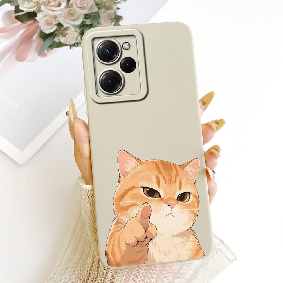 Чехол для Xiaomi Poco X5 Pro 5G Чехол Модный Мультяшный Милый Смешной Расписной Силиконовый Чехол для Телефона 22101320G 22101320I