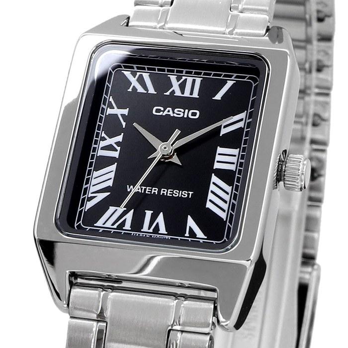 [Casio] Standard Analog Women's Watch LTP-V007D-1B Black Silver Metal Band