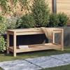 Garden Bench - VIDAXL - 108x35x45 Cm - Solid Pine Wood - 2 People - Natural