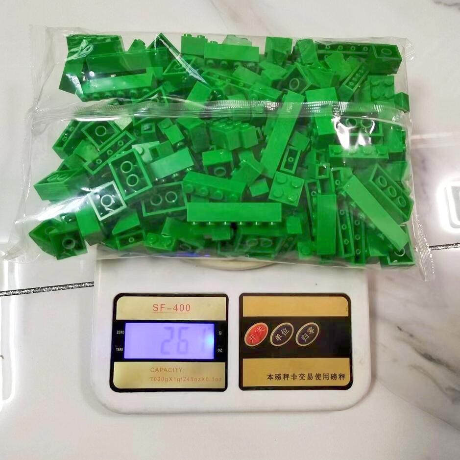 Building Blocks Hybrid Particles520g Bulk 17Colours DIY Toys for Children Free Base Plate Jigsaw Puzzle